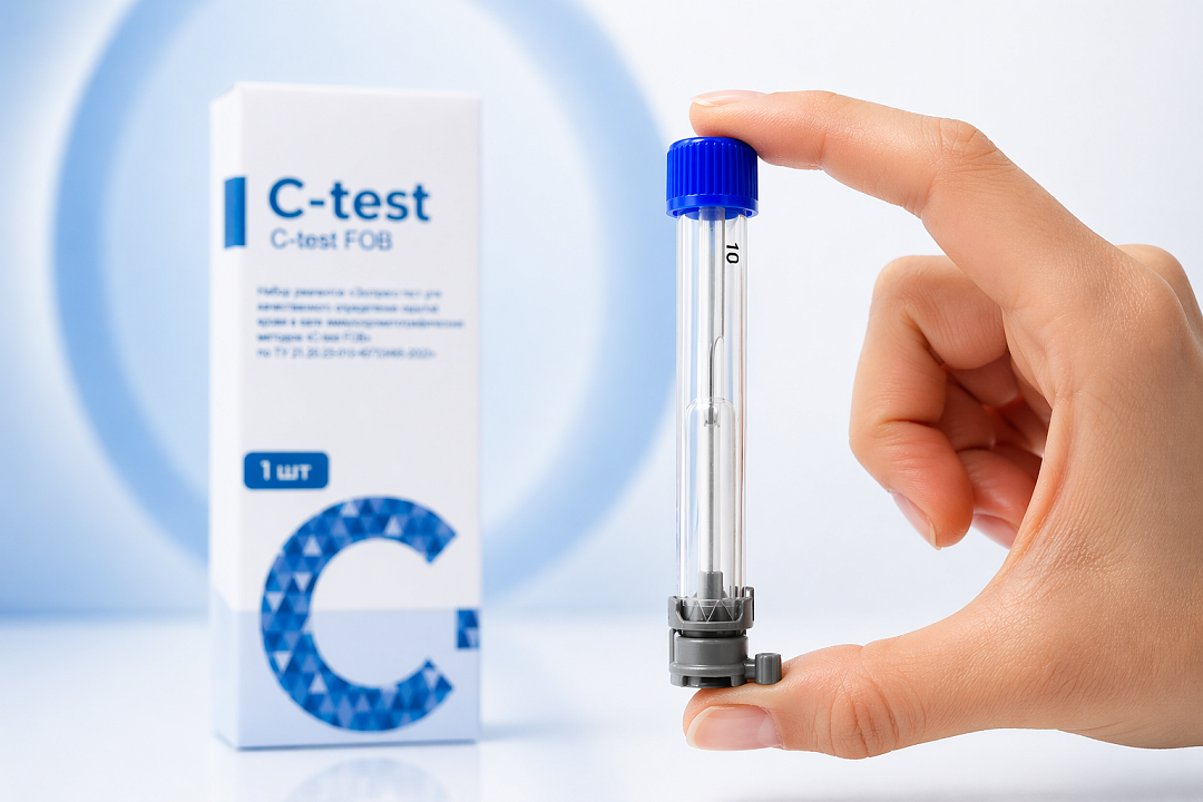 Новый формат теста на скрытую кровь 3 в 1  